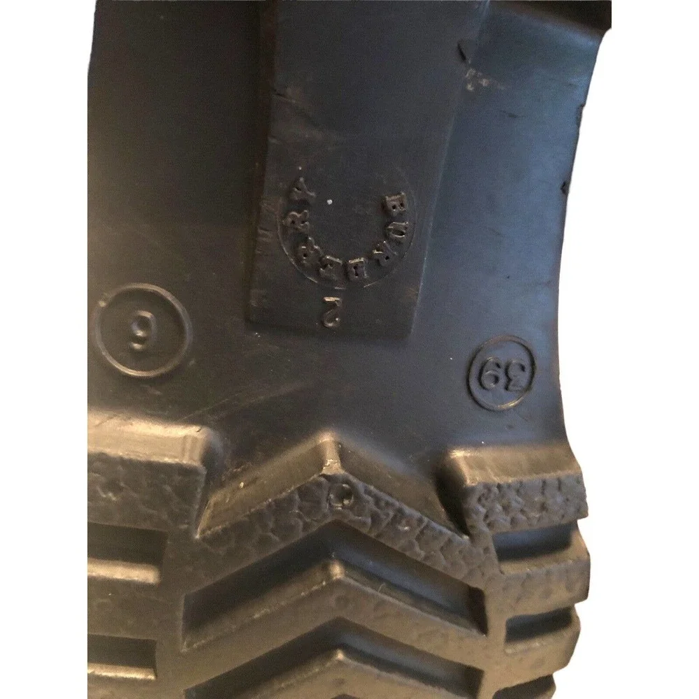 EUC Womens Burberry Nova Check Rain Boots Shoes Weather Designer US 8M EU Sz 39 - Picture 9 of 11